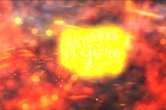 create fire smoke explosion logo intro outro animation video