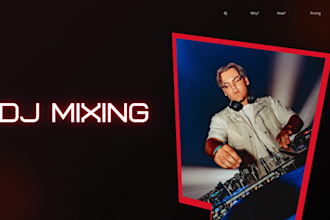 mix a high quality dj set with your music playlist