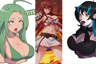 ai nsfw animation, 2d3d onlyfans model,anime, realistic ai influencer,erotic art