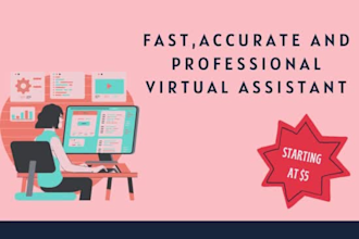 be your executive virtual assistant or personal assistant