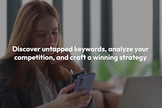 do SEO keyword research and competitor analysis for first rank