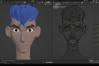create perfect arkit blendshapes for your 3d character in blender