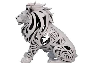 cruixie 3d lattice animal model custom stl file 2d engineering drawing 3d animal