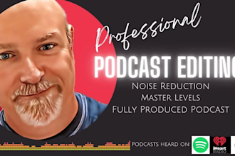 produce a fully edited professional podcast