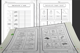 make children workbooks worksheets and coloring books