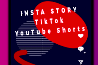 reels for instagram, youtube, tiktok, facebook