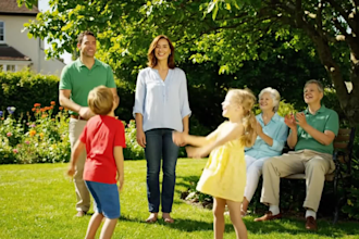 create an emotional ad with a calm and friendly voiceover