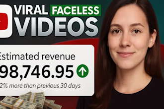 creat viral faceless videos to boost your channel earning