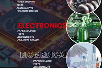 do your electronics and mechanical engineering assignments