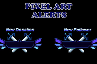 create animated pixel art alerts for your twitch stream