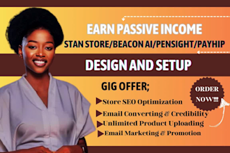 do stan store design, stan store, stan store marketing, systeme io sales funnel
