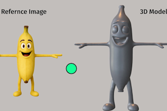 make 3d models of your product or character with ai
