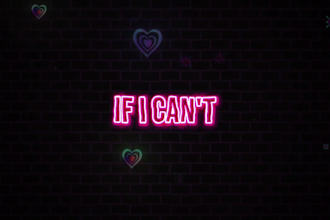 create animated neon typography lyrics video