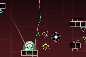 expert geometry dash level layout