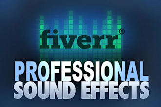 provide professional sound effects for radio or dj drops