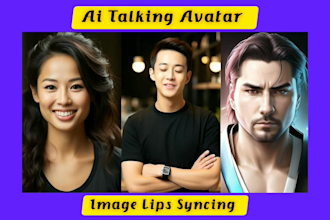 create ai talking avatar and lip sync to any type of image