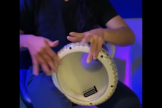 record a professional darbuka, dumbek or egypt tabla