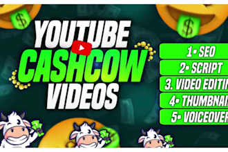 make top10 cash cow youtube videos, automated videos, cash cow channel