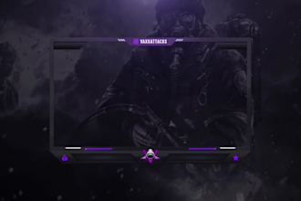 create custom minimalist animated facecam overlays