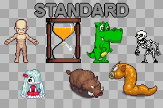 do pixel art sprites for your game