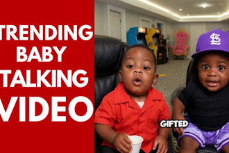 do viral baby podcast video ai baby talking video viral reel