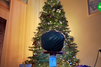 make cool christams greeting video