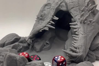 3d print your model on an fdm or resin printer