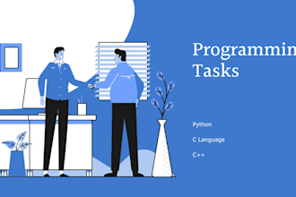 professionally solve programming tasks in python, java, c