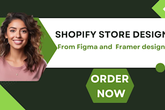redesign shopify store convert figma to shopify migrate framer to shopify store