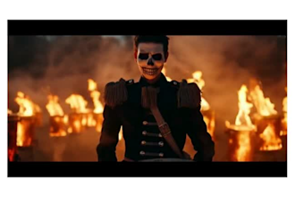 create a cinematic ai music video animation