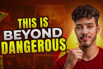 design attractive clickbait youtube thumbnail in 3hr