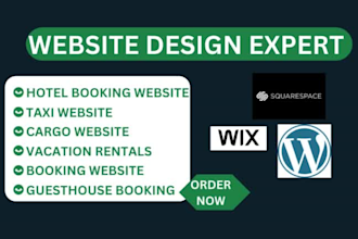 build hotel booking website, vacation rentals, limousine, booking koala website