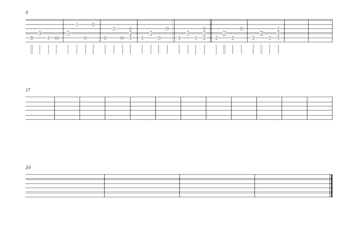 arrange fingerstyle guitar tabs any song you want