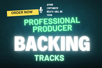 create a custom backing track, karaoke, or instrumental remake of any song