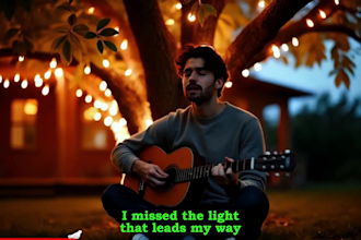 do kinetic ai generated music video, lyric, hip hop music video, lip sync