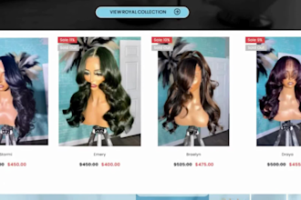design a hair extension website hair extension website shopify store