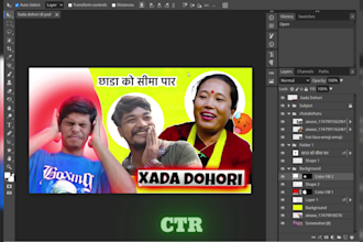design clickbait youtube thumbnails to increase CTR