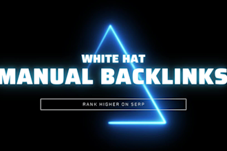 make 150 manual SEO backlinks on authority sites to rank you higher on serp