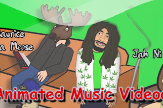 make animated lyric videos