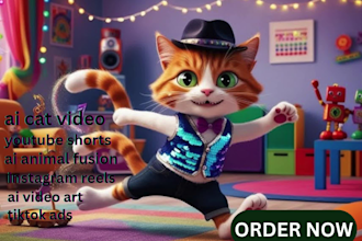 create viral ai cat videos for youtube and tiktok