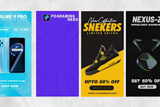 design animated gif , HTML5 web banner for google banner ads