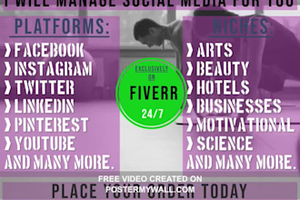 manage your social media accounts at competative prices