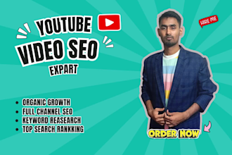 boost your youtube video ranking with high quality SEO