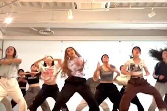 do fabulous twerk video dance, group dance, choreography dance, shuffle dance