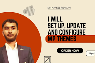 do bug fixer, lms website, wordpress theme installation