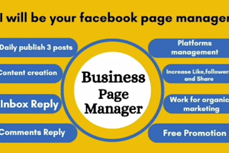 manage your facebook page
