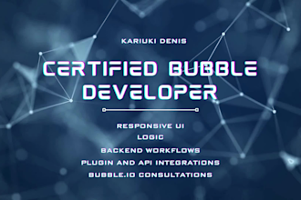 be your professional bubble developer, javascript developer