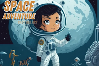 Hot Review!  design children book illustration and cover children story book illustration ai