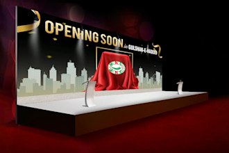 design trade show booth and backdrop for your events