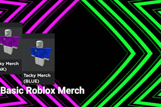 make special roblox merch for you